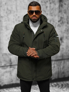 Herren Winterjacke Dunkelgrün OZONEE JS/5M718/136