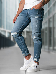 Herren Jeanshose Blau OZONEE O/0525