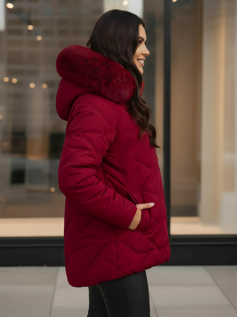 Damen Jacke Weinrot OZONEE JS/16M9296/06Z