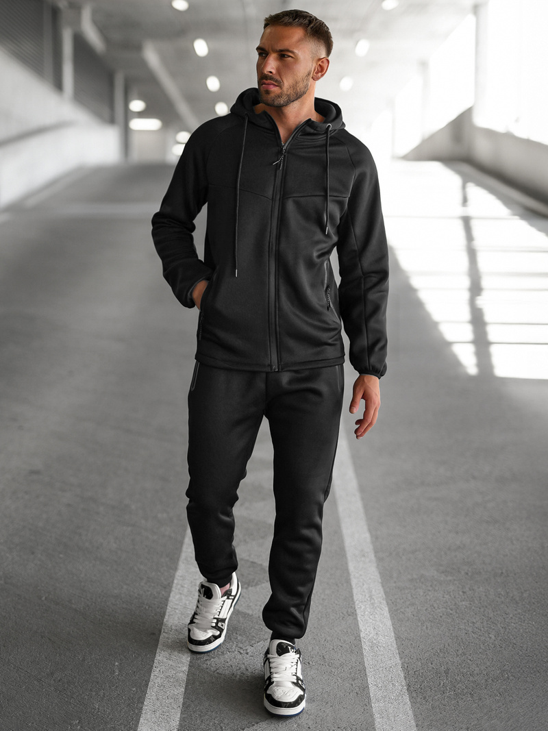 Herren Sportanzug Schwarz OZONEE JS/8C1967/3