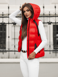 Damen Weste Rot OZONEE JS/5M3133/270Z