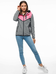 Damenjacke Softshell Grau OZONEE JS/KSW6006