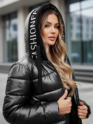 Damen Winterjacke Schwarz OZONEE JS/5M3188/392Z