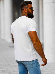 Herren T-shirt Weiß OZONEE O/7766T