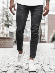 Herren Jeans Schwarz OZONEE O/4371/2