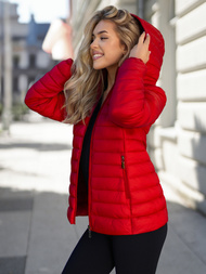 Damen Jacke Rot OZONEE JS/16M9101/270Z