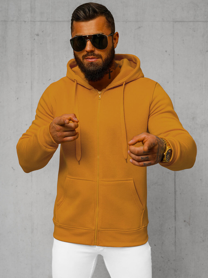 Herren Kapuzenpullover Camel OZONEE JS/2008Z