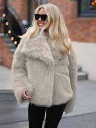 Damen Jacke Grau-Beige OZONEE JS/61M8515/92