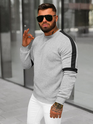 Herren Sweatshirt Grau OZONEE JS/8B1322/2