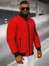 Herren Jacke Rot OZONEE JS/MY01Z