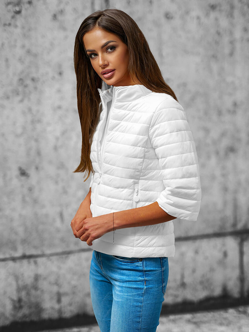 Damen Jacke Weiß OZONEE O/H891 OZONEE