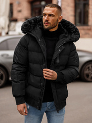 Herren Winterjacke Schwarz OZONEE O/M798Z