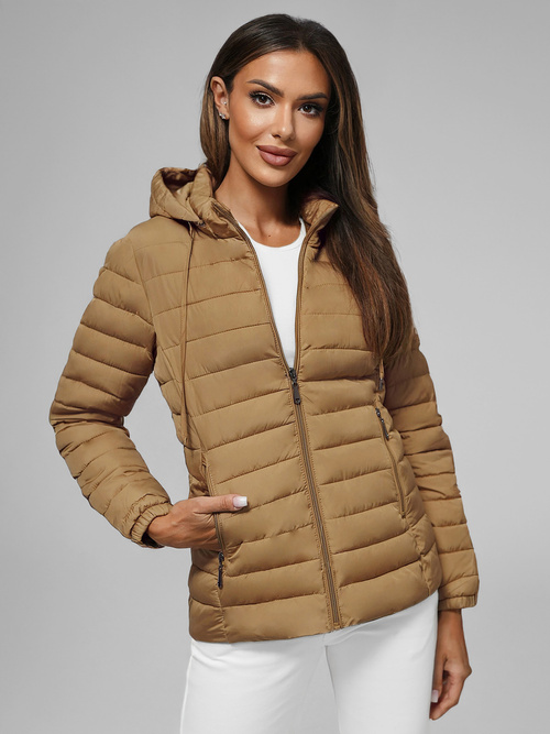 Damen Jacke Dunkelbeige OZONEE JS/16M9103/84