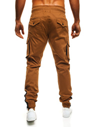 Herren Jogger Hosen DunkelCamel OZONEE A/705