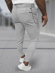 Herren Chino Hose Grau OZONEE DJ/3300