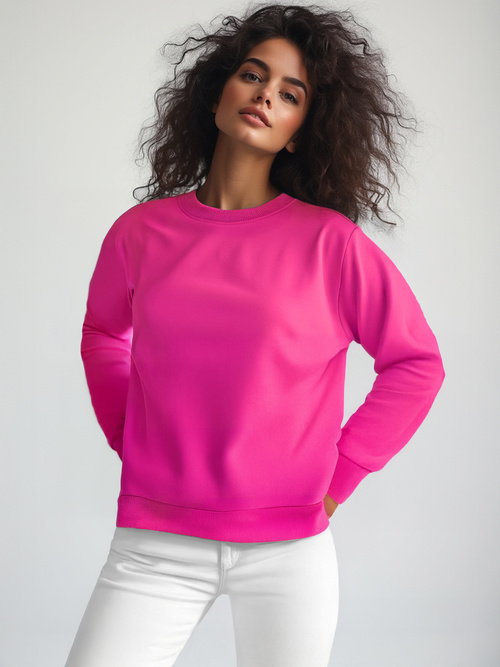 Damen Sweatshirt dunkelrosa OZONEE JS/W01Z