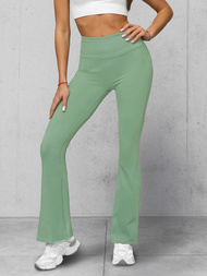 Damen Leggings mit Breiten Beinen Mintgrün JS/17K588/127