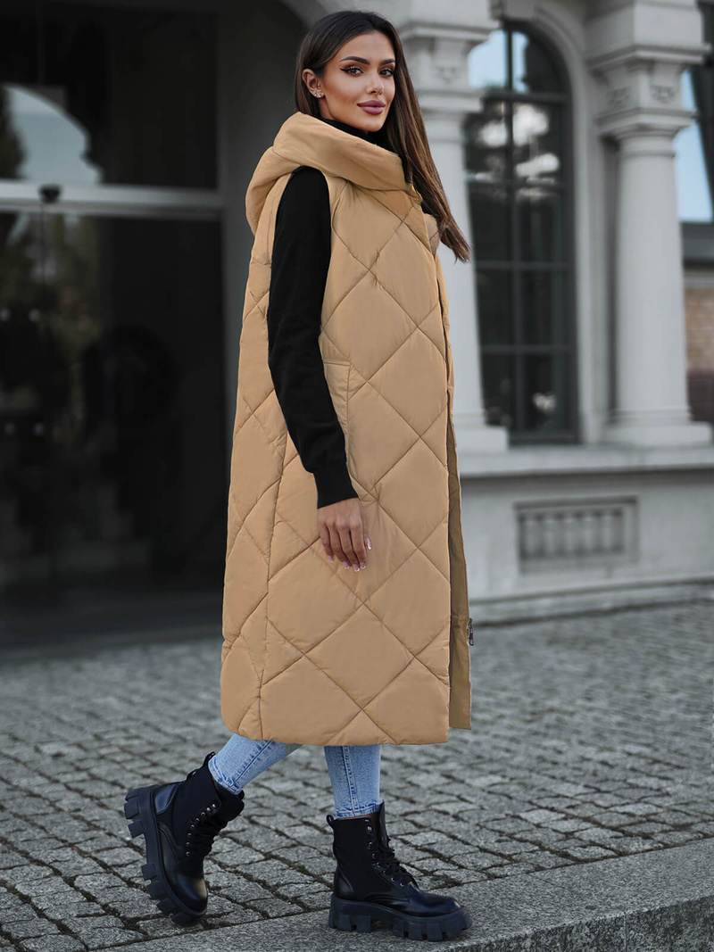 Damen Weste Camel OZONEE JS/5M3165/84Z