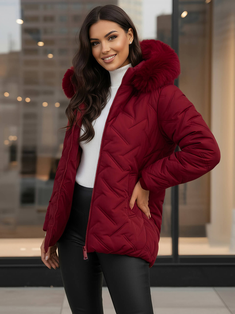 Damen Jacke Weinrot OZONEE JS/16M9296/06Z