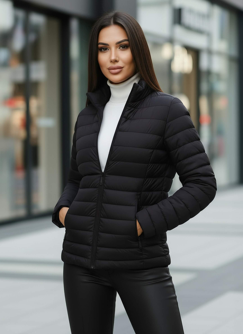 Damen Jacke Schwarz OZONEE JS/16M9109/392Z