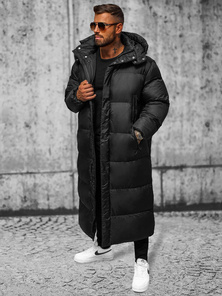 Herren Winterjacke Schwarz OZONEE O/M3202