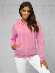 Damen Kapuzenpullover Hellrosa OZONEE JS/W03Z