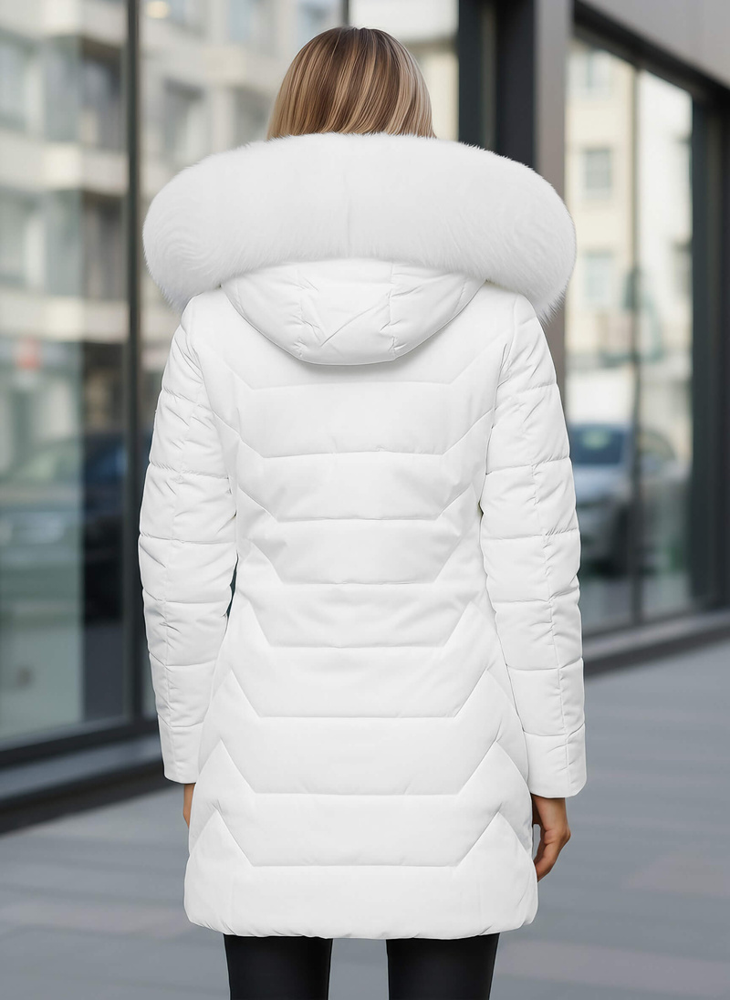 Damen Jacke Weiß OZONEE JS/16M9121/281Z