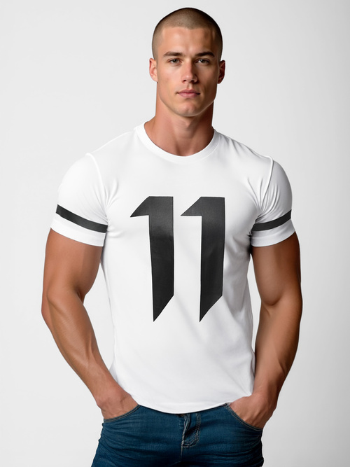 Herren T-shirt Weiß OZONEE O/8T1262/1Z