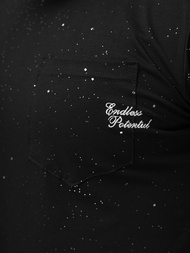 Herren T-shirt Schwarz OZONEE O/QQ1387