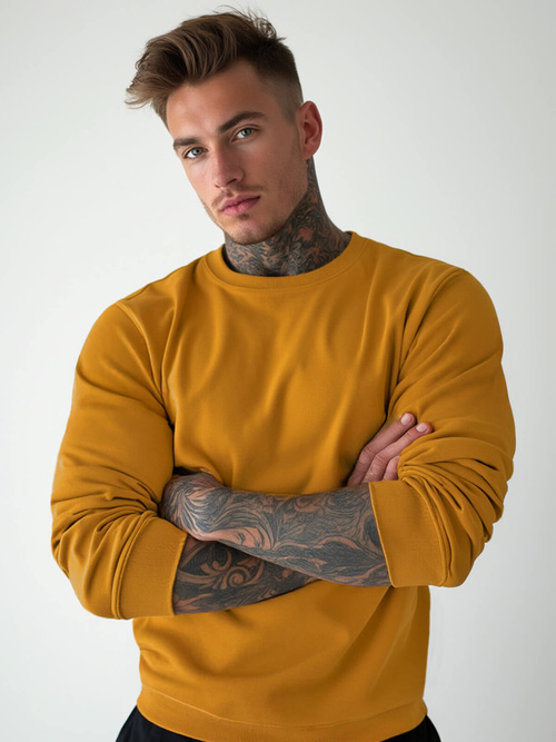 Herren Sweatshirt Camel OZONEE JS/2001-10Z