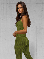 Zweiteiliges Trainingsanzug-Set Khaki OZONEE JS/YW88037/7Z