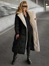 Damen Jacke Schwarz-Weiß OZONEE JS/16M9168/392B