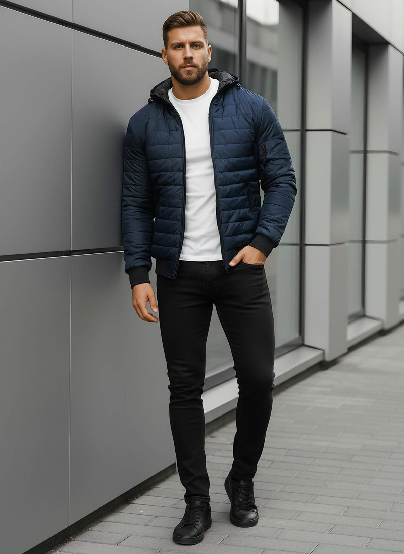 Herren Jacke Dunkelblau OZONEE JS/MY13Z