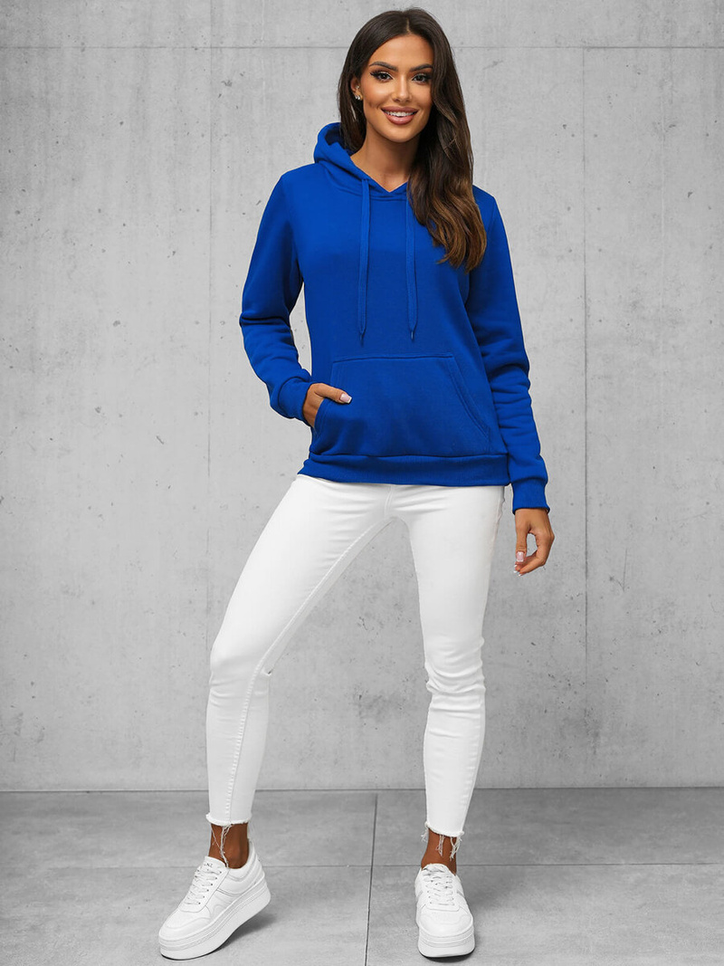 Damen Kapuzenpullover Kobalt OZONEE JS/W02Z