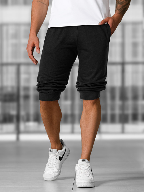 Herren Sportshorts Schwarz OZONEE JS/XW07/3Z