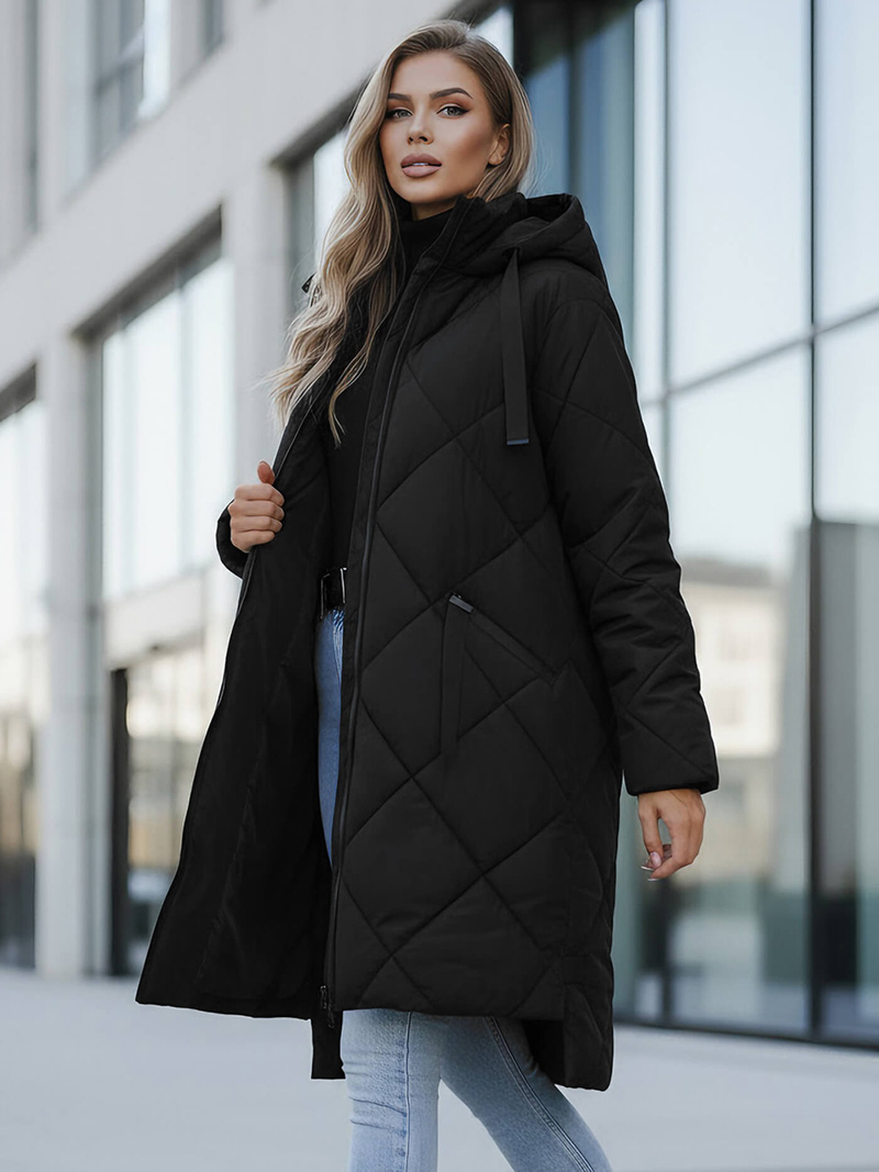 Damen Jacke Schwarz OZONEE JS/5M3168/392Z