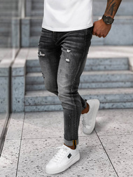 Herren Jeanshose Schwarz OZONEE NB/MP0169G