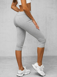 Damen Leggings 3/4 Grau OZONEE JS/1045/A3Z