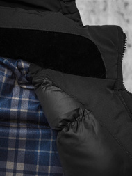 Herren Winterjacke Schwarz OZONEE JS/5M718/392