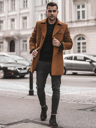 Herren Mantel Camel OZONEE N/5922Z