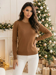 Damen Pullover Camel OZONEE JS/8005/7Z