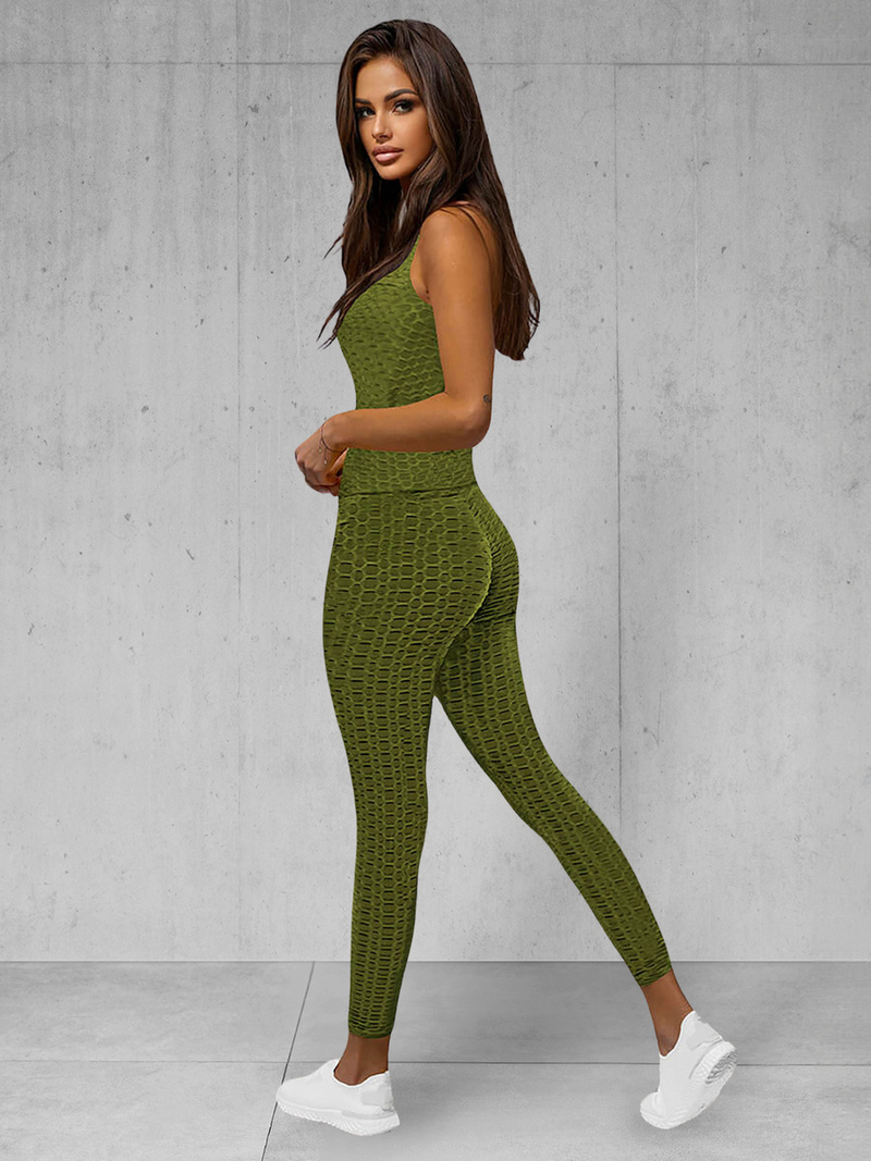 Zweiteiliges Trainingsanzug-Set Khaki OZONEE JS/YW88037/7Z