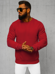 Herren Sweatshirt dunkelrote OZONEE JS/2001-10Z