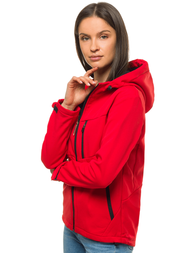 Damenjacke Softshell Rot OZONEE JS/KSW6004