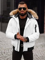Herren Winterjacke Weiß OZONEE JS/M2019/281Z