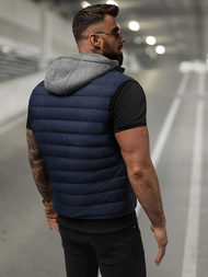 Herren Weste Dunkelblau OZONEE JS/8M983/215