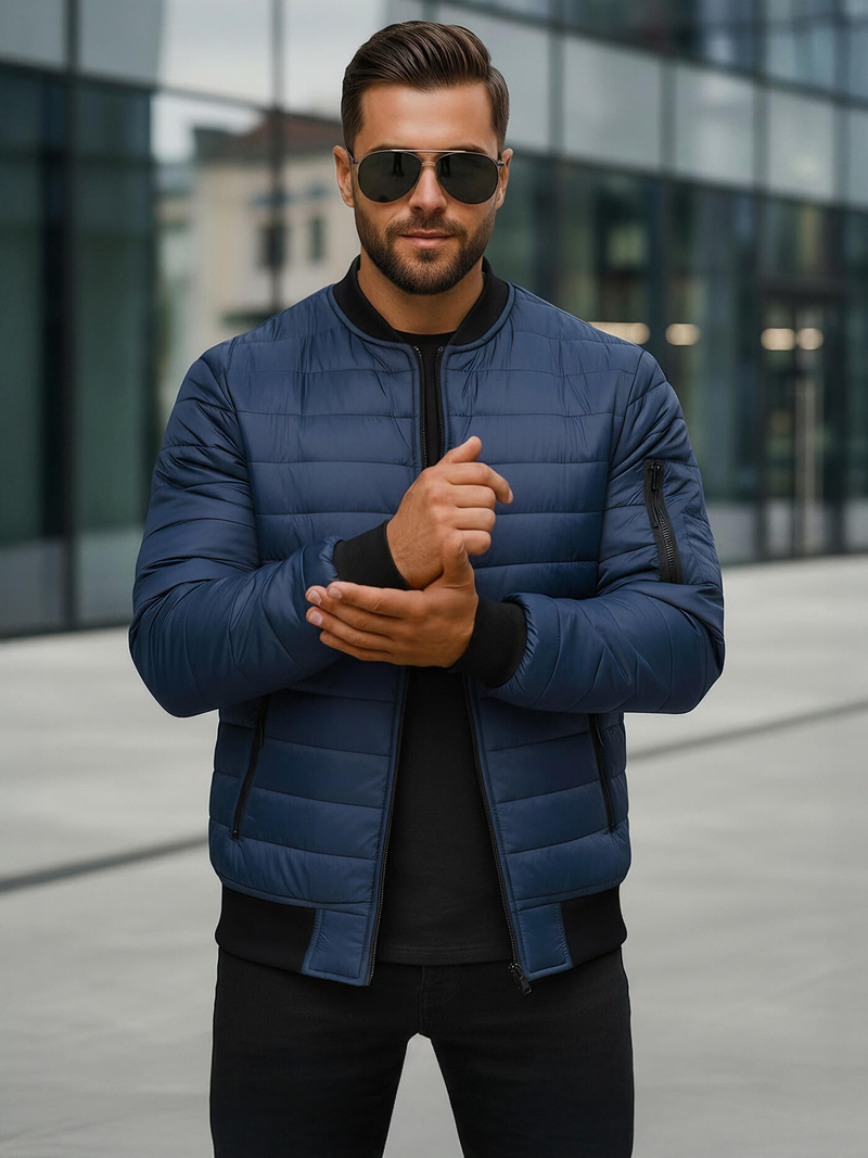 Herren Jacke Dunkelblau OZONEE JS/MY02Z