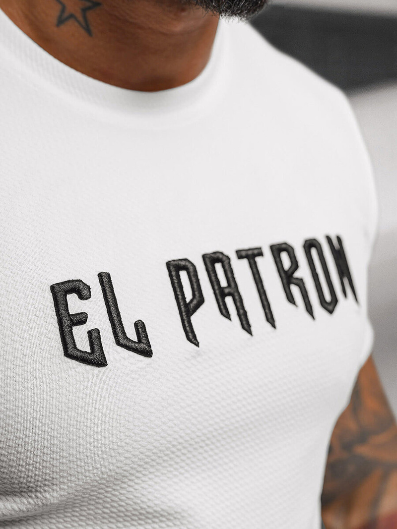 Herren T-shirt Weiß OZONEE O/T7283