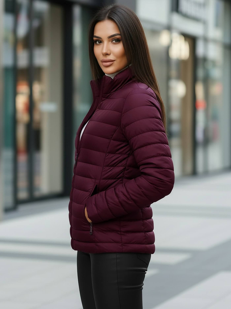 Damen Jacke Dunkel Weinrot OZONEE JS/16M9109/01Z