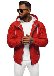 Herren Jacke Rot OZONEE JS/5M802/275